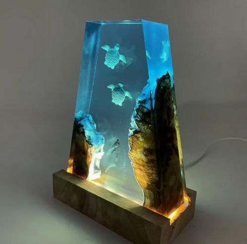 Turtle Resin Lamp VIP