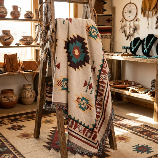 Oak & Feather Indigenous Blanket