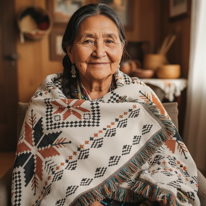 Oak & Feather Indigenous Blanket