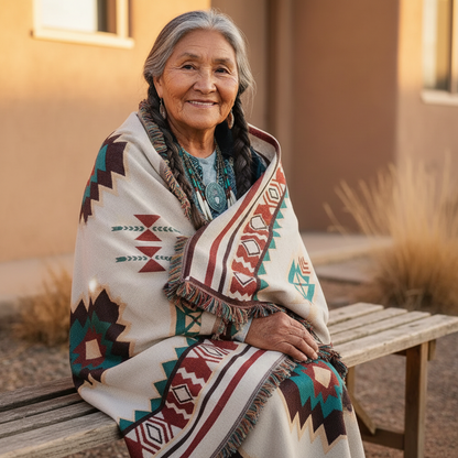 Oak & Feather Indigenous Blanket