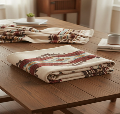 Oak & Feather Indigenous Blanket